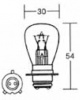 Žárovka dvouvláknová 6V / 25/25W, patice P15FL