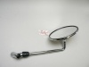Levé zrcátko s krátkou tyčkou SUZUKI GSX 250 ,E (GS25X), rv. 80-81, chromová barva
