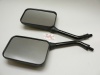 Pár zrcátek s krátkou tyčkou SUZUKI GS 650 G (GS650G), rv. 81-82, černá barva