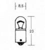 Žárovka jednovláknová 12V / 2W, patice BA9S