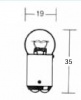 Žárovka dvouvláknová 12V / 21/6CP, patice BAY15D