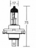 Žárovka dvouvláknová halogenová 12V / 60/55W, patice P45T H4