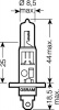 Žárovka H1 OSRAM ORIGINAL LINE 12 V