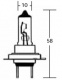 Žárovka jednovláknová halogenová 12V / 55W, patice PX26D H7