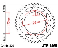 Duralová rozeta JTA1465