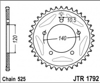 Duralová rozeta JTA1792