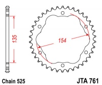 Duralová rozeta JTA0761, 38 zubů