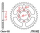 Rozeta JTR802, 32 zubů