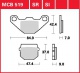 Přední brzdové destičky Suzuki UE 125 (WVBH), rv. od 01