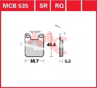 Zadní brzdové destičky CPI 50 Supermotard, rv. od 03