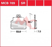 Přední brzdové destičky Aprilia SR 150 (PX), rv. 99-00