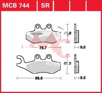 Přední brzdové destičky  Aprilia SR 50 Motard LBMC, rv. 12-