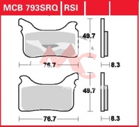 Přední brzdové destičky  Aprilia 650 Pegaso Factory VD, rv. 07-10