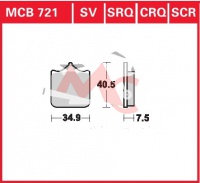 Přední brzdové destičky  Aprilia RSV 1000 R RR, rv. 04-10