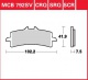 Přední brzdové destičky  Aprilia RSV4 1000 Factory RK, rv. 10-12