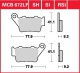 Zadní brzdové destičky BMW F800 800 S ABS, ST ABS E8ST, rv. 06-12