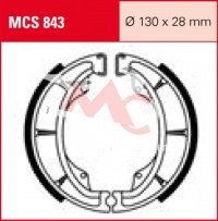 Zadní brzdové čelisti Can-Am DS 70, rv. 08-12