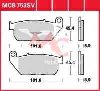 Přední brzdové destičky  Harley Davidson XL 1200 X Forty-Eight XL2, rv. 10-13