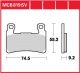 Přední brzdové destičky  Harley Davidson XR 1200 XR1, rv. 08-10