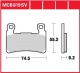 Přední brzdové destičky  Harley Davidson XR 1200 XR1, rv. 08-10