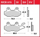 Přední brzdové destičky  Honda CB 125 F, rv. 14-