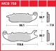 Přední brzdové destičky  Honda CBR 125 R JC39, rv. 07-10