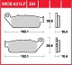 Zadní brzdové destičky Honda SW-T 400 A Silverwing ABS NF03, rv. 09-12