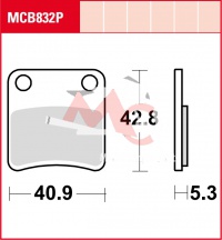 Destičky parkovací brzdy Honda SW-T 600 Silver Wing CBS-ABS PF01, rv. 11-