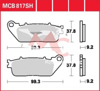 Zadní brzdové destičky Honda VFR 800 FA ABS RC79, rv. 14-