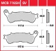 Zadní brzdové destičky Honda CBF 1000 F SC58, rv. 06-10