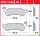 Přední brzdové destičky  Honda CBF 1000 F SC58, rv. 06-10