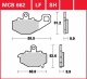 Zadní brzdové destičky Kawasaki ER-6 650 N ER650C, rv. 09-11