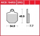 Přední brzdové destičky  KTM 450 SMR, rv. 07-13