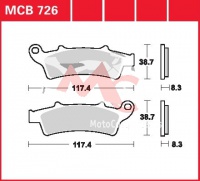 Přední brzdové destičky  Kymco 125 People GTi, rv. 10-