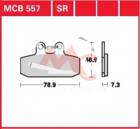 Zadní brzdové destičky Moto Guzzi V7 750 Racer, rv. 12-14