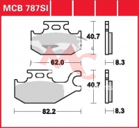 Přední brzdové destičky pravé Suzuki LT-A 400 King Quad, rv. 08-12