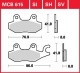 Přední brzdové destičky  Yamaha YBR 250 RG02, rv. 07-11