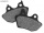 Zadní brzdové destičky SUZUKI GSXR 600 L1/L2/L3/L4 (Brembo Calipers), rv. 11-14