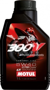 Olej MOTUL 300V Factory Line 5W40, 4T