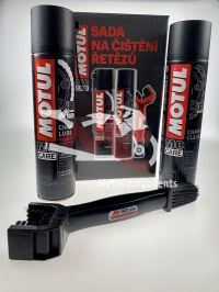  MOTUL sada pro péči o řetěz s kartáčem