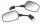 Pravé zrcátko KAWASAKI ZX 6 RR (ZX600N), rv. 05-06, černá barva Pravé zrcátko KAWASAKI ZX 6 RR (ZX600N), rv. 05-06, černá barva
