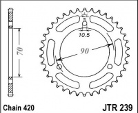 Rozeta HONDA MBX 80 FWD,FWF, rv. 83-86