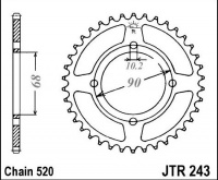 Rozeta HONDA MTX 200 RWD,RWF, rv. 83-86