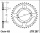 Rozeta HONDA CD 175 A,A4,K5, rv. 71-78