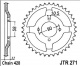 Rozeta HONDA NX 125 Transcity, rv. 89-98