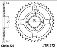 Rozeta HONDA CB 250 N Two Fifty, rv. 92-00