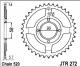 Rozeta HONDA CB 250 N Two Fifty, rv. 92-00