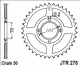 Rozeta HONDA CB 360 F, rv. 73-74