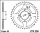 Rozeta HONDA CB 500 T, rv. 75-77