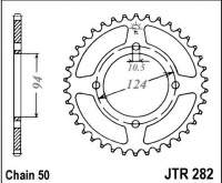 Rozeta HONDA CB 550 F1,F2,K3 (4-válec), rv. 75-80